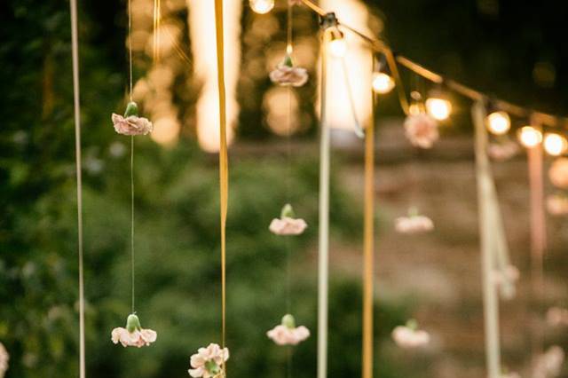 Hanging flowers