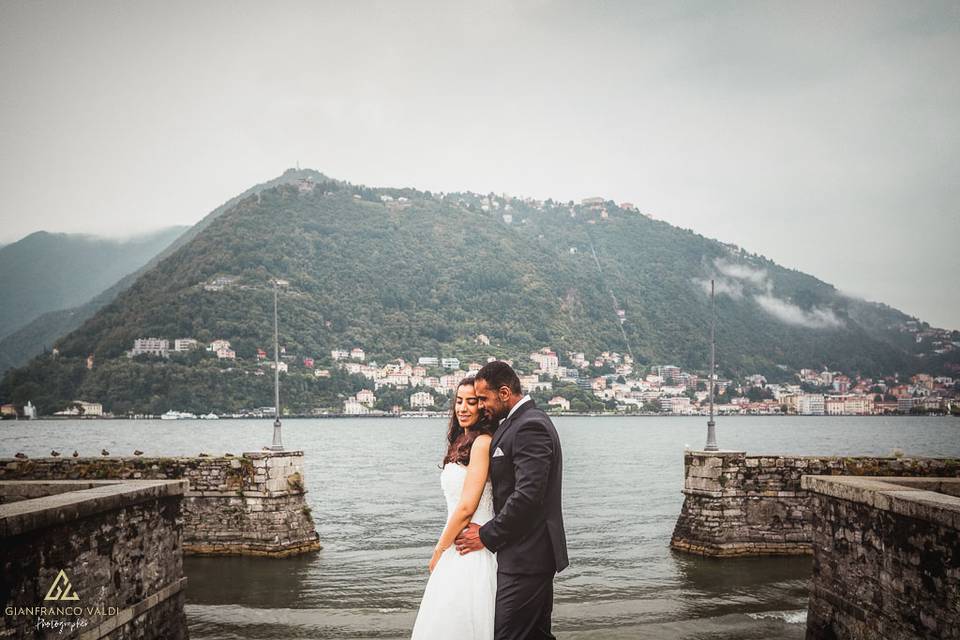 Matrimonio sul lago di Como