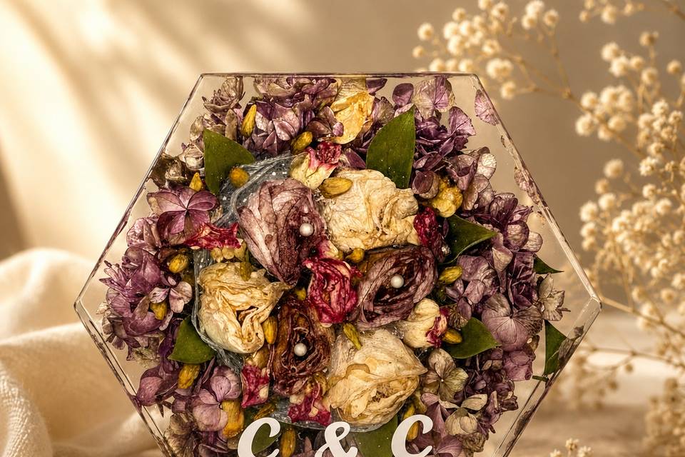 Buoquet di fiori secchi