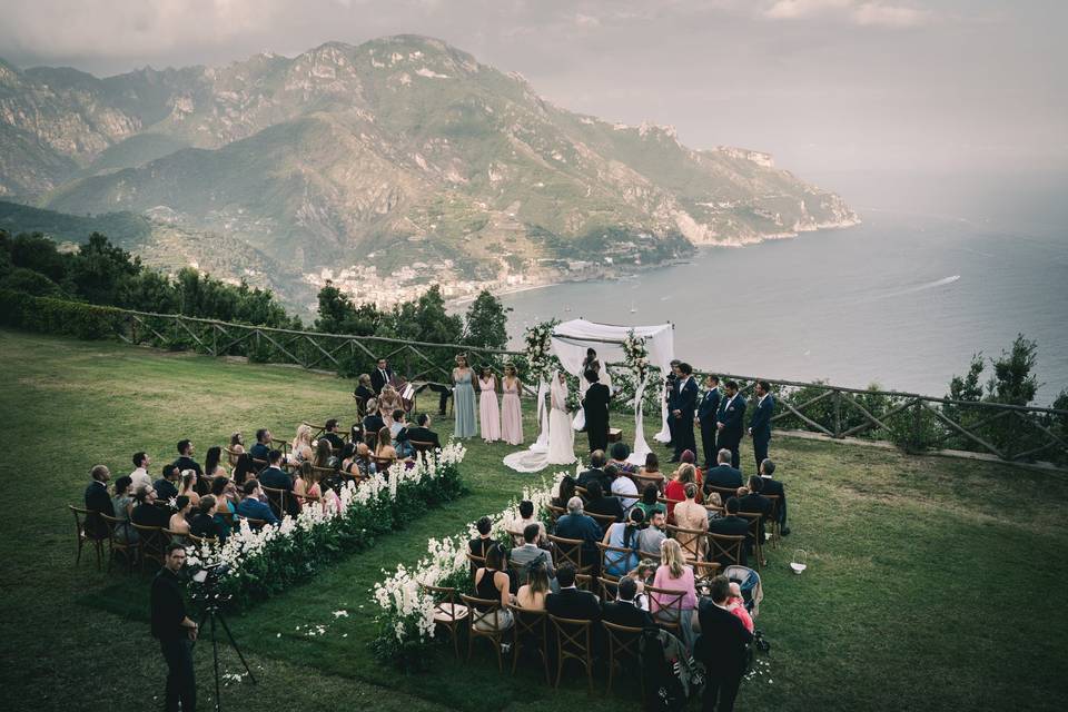 Ceremony sea view