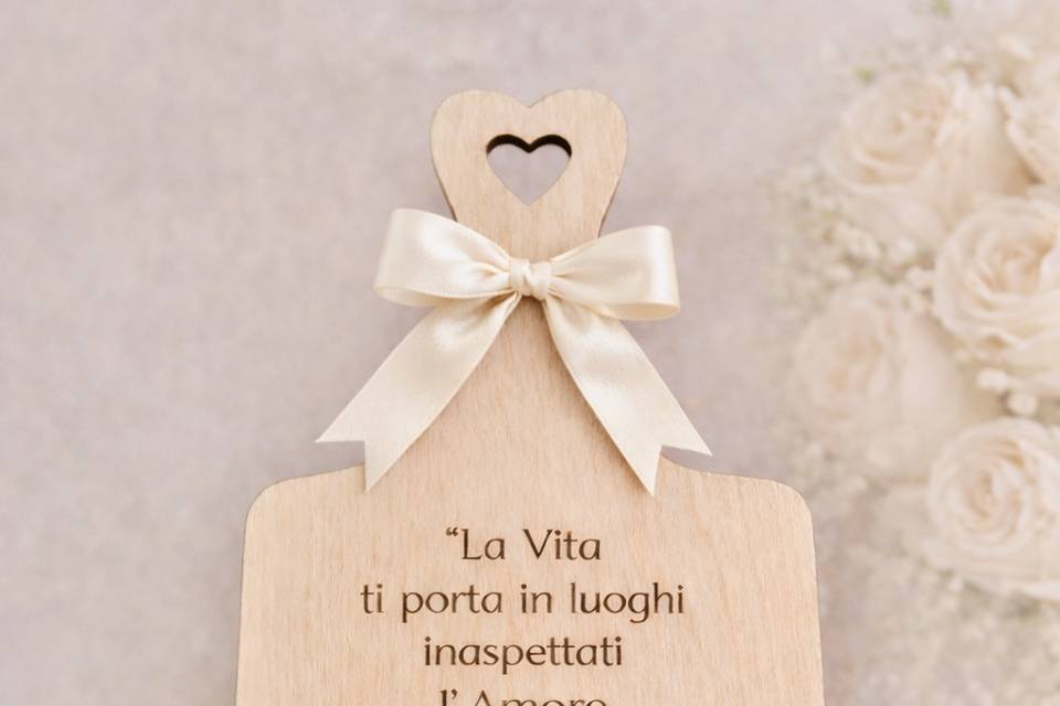 Tagliere personalizzato nozze