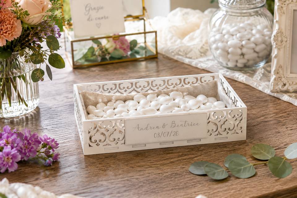 Porta confetti personalizzato