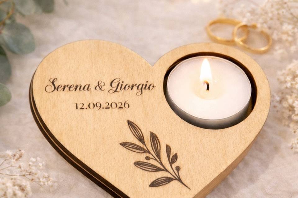 Porta tealight bomboniera