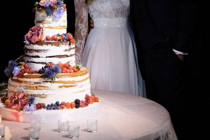 Cake topper in legno