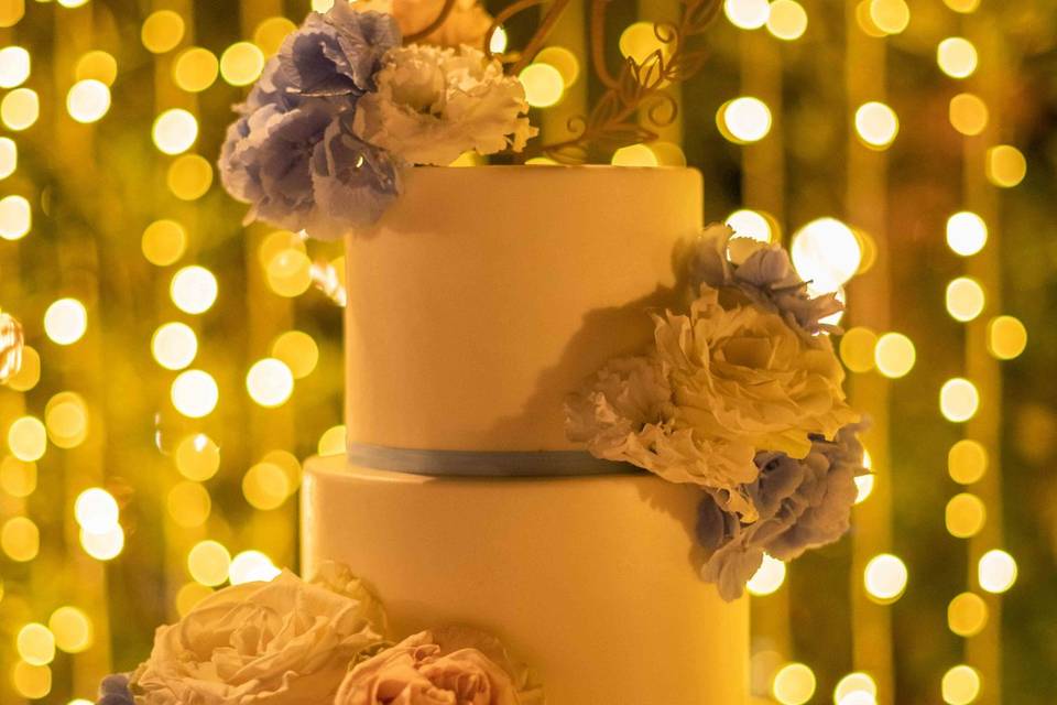 Cake topper in legno