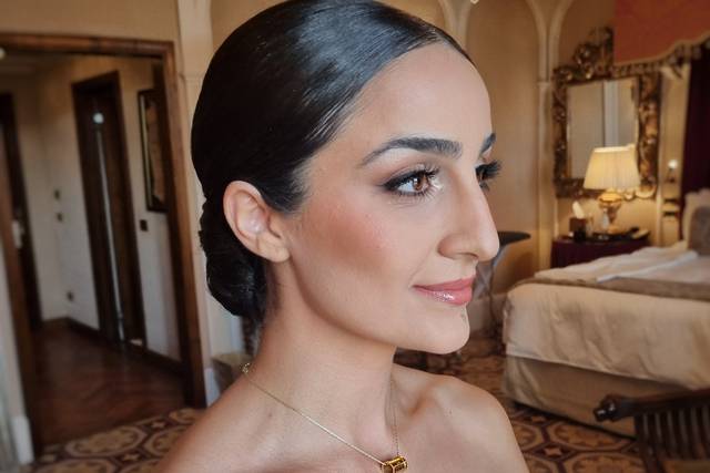Glam makeup