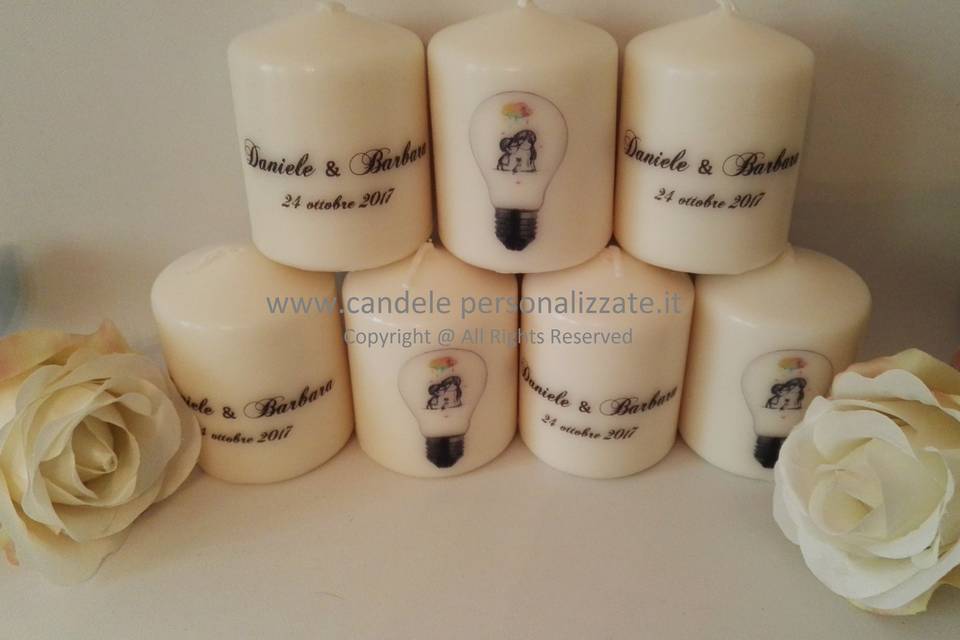 Candele personalizzate