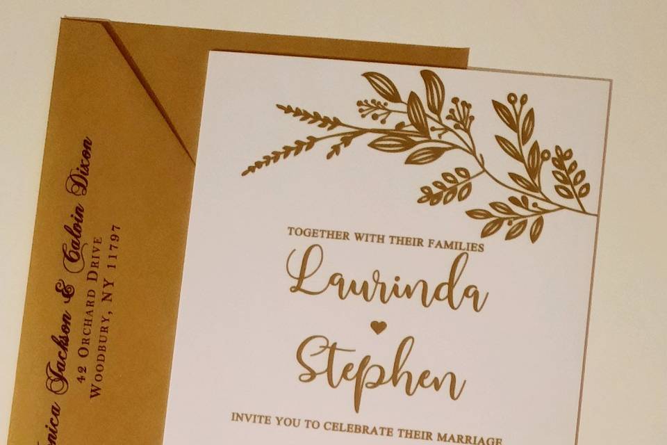 Stampa serigrafica in oro