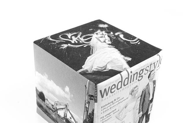 Cubo con foto personalizzate