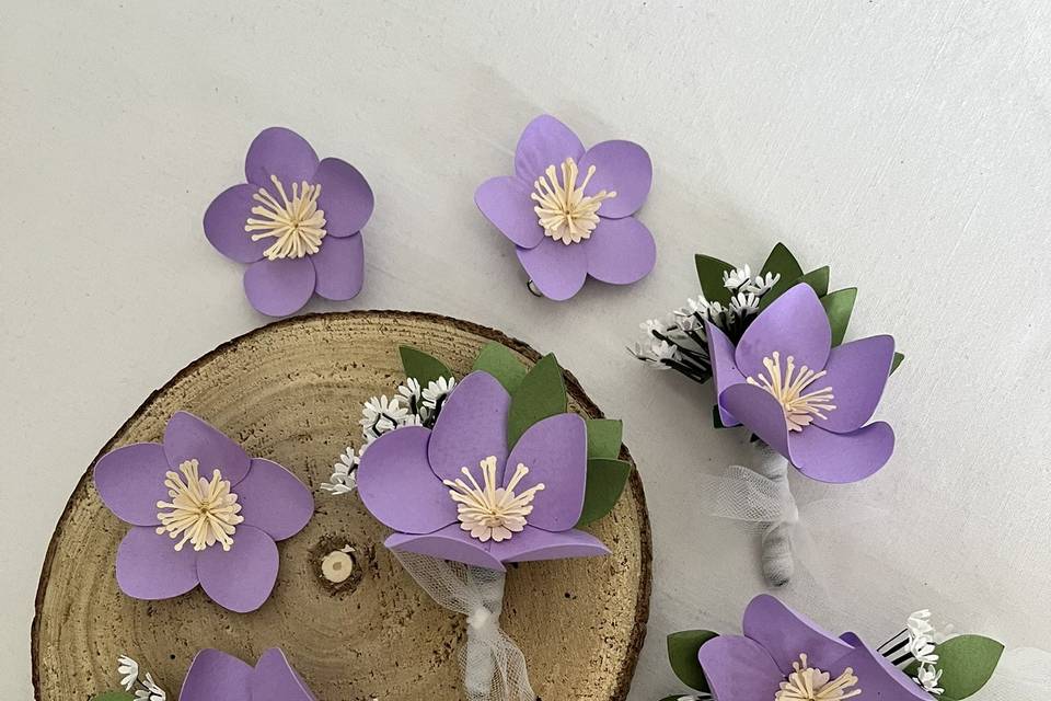 Spille, bracciali e bottoniere
