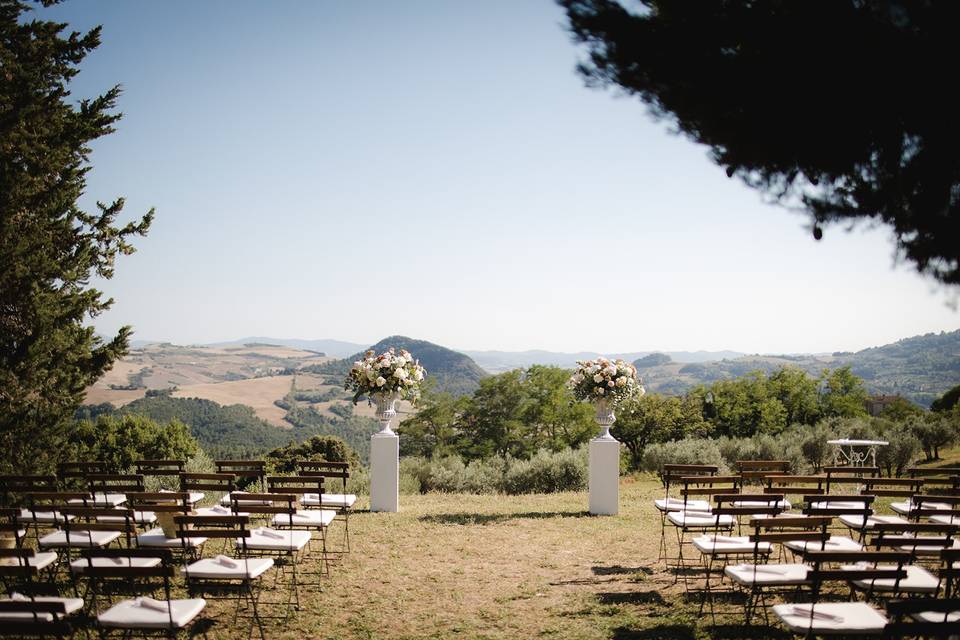 Cerimonia in villa toscana