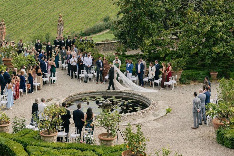 Cerimonia giardino italiano