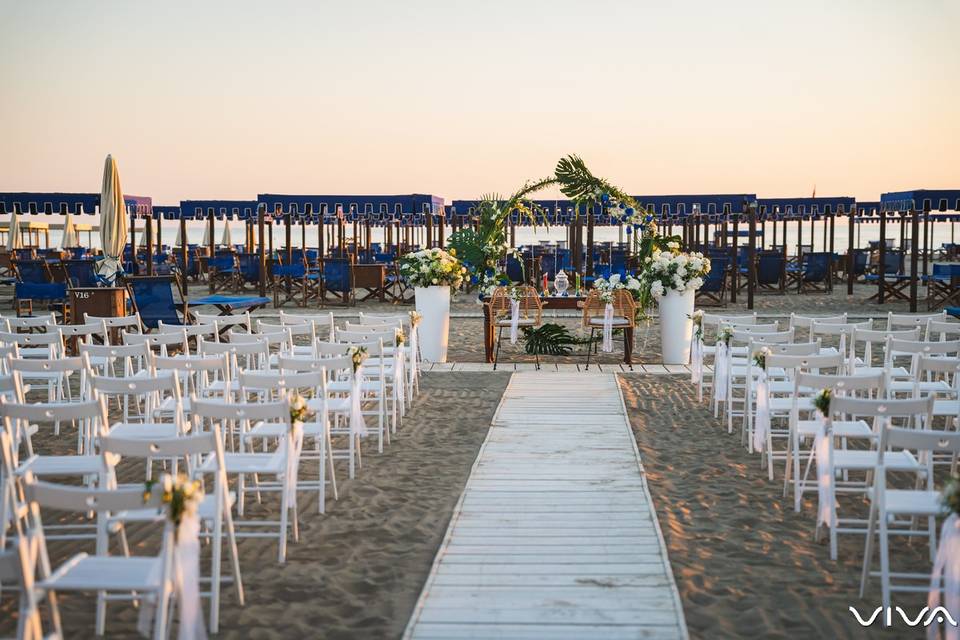 Cerimonia in spiaggia