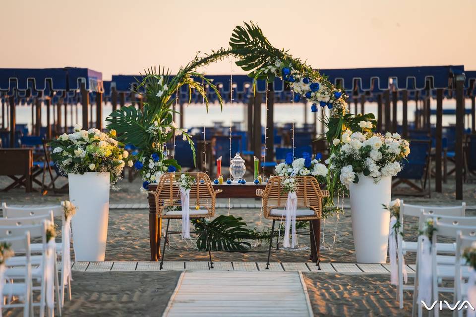 Cerimonia in spiaggia