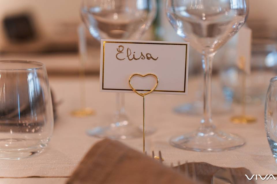 Allestimento tavoli