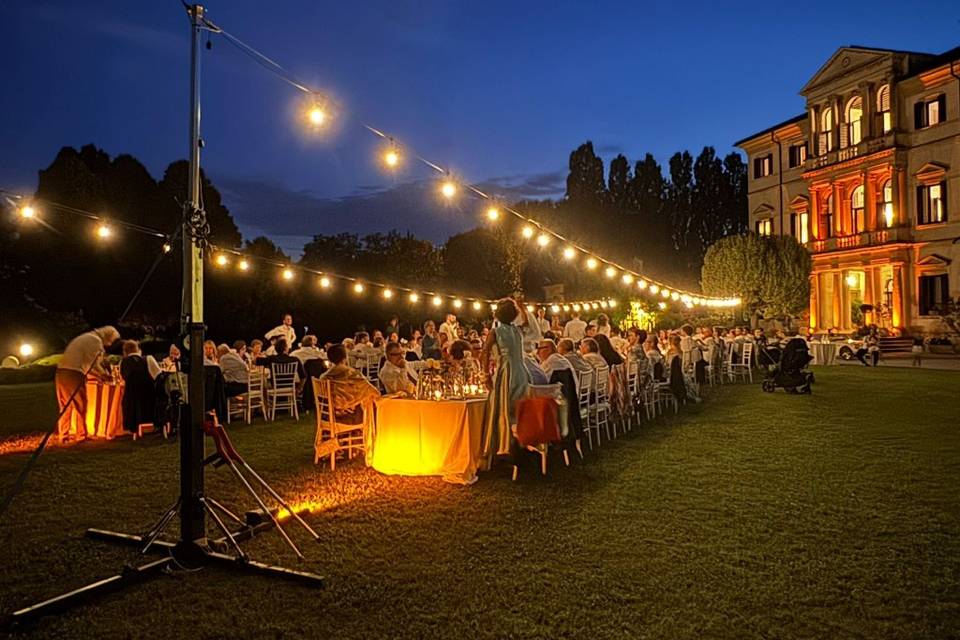 Illuminazione cena