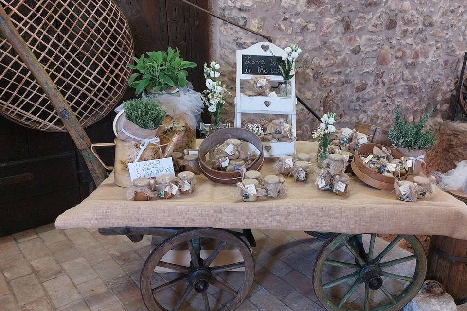 Allestimento Confettata