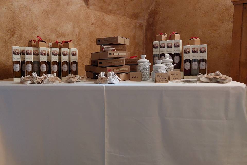 Allestimento Confettata