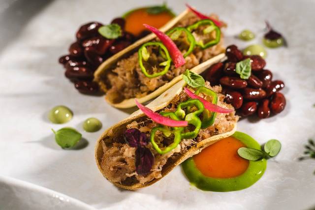 Tacos di pulled pork