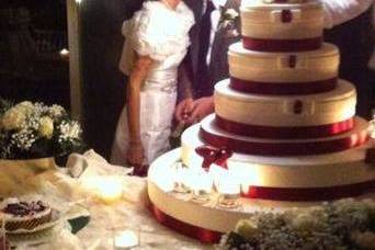 Wedding cake con gli sposi