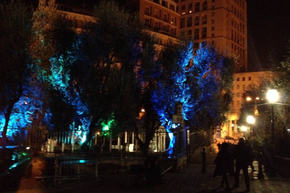 Illuminazione palazzi storici