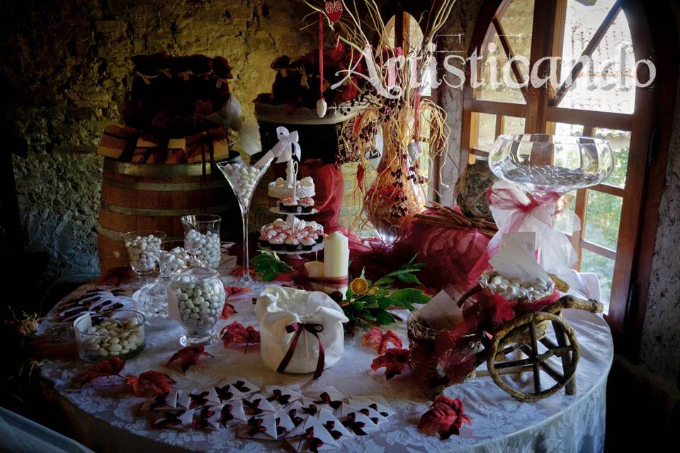 Sweet table: dettagli