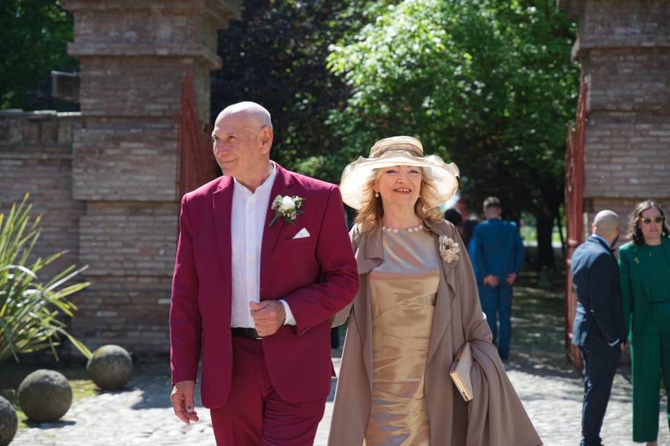 Papà  e mamma sposo