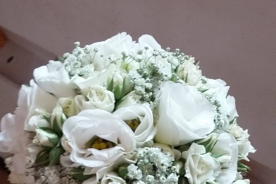 Bouquet rose e lisianthus