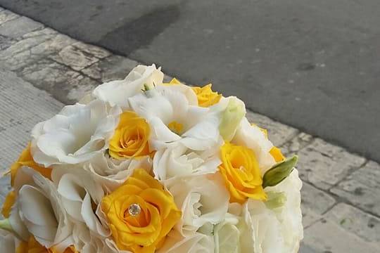 Bouquet lisianthus e rose