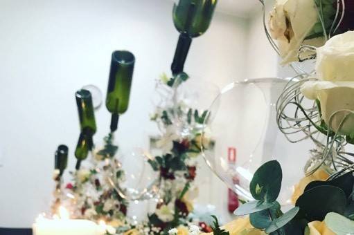 Allestimento tema vino