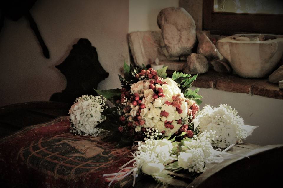Bouquet sposa e botonierre