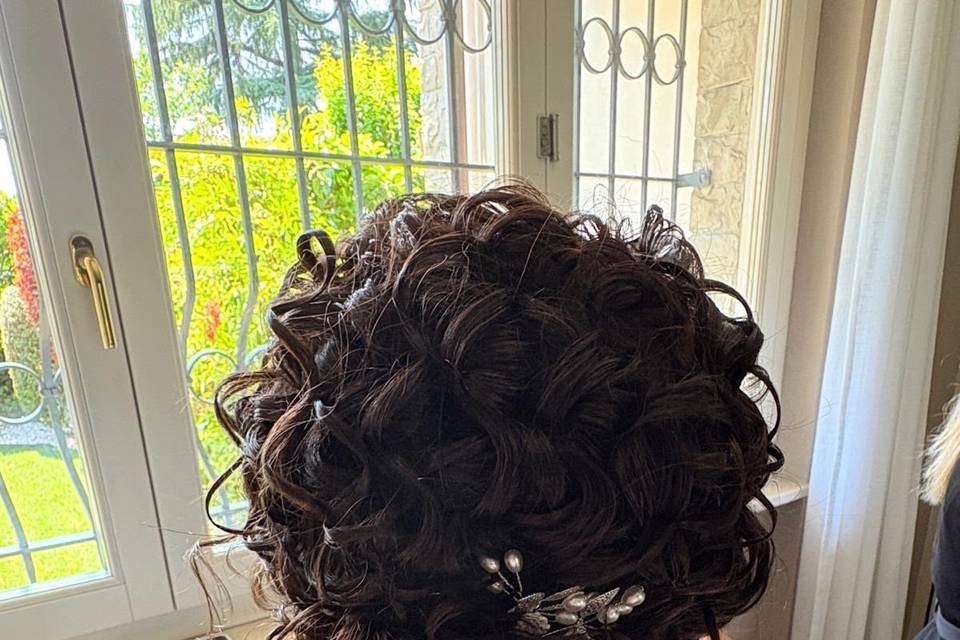 Acconciatura capelli ricci