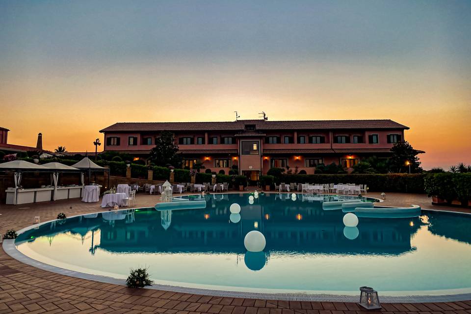 Il Buffet in Piscina