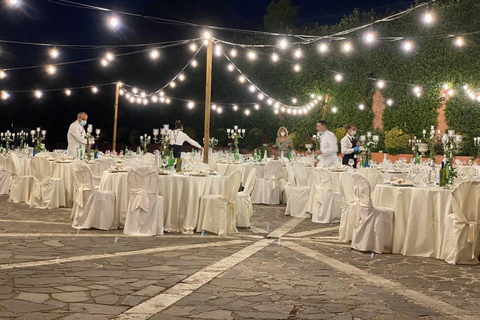 Matrimonio nel patio