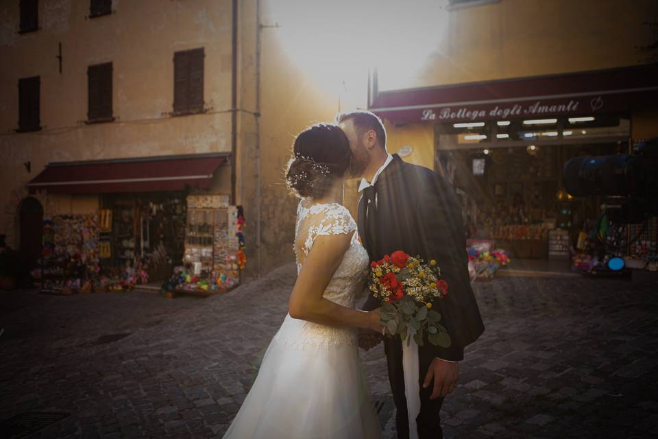 Romantic wedding in Gradara