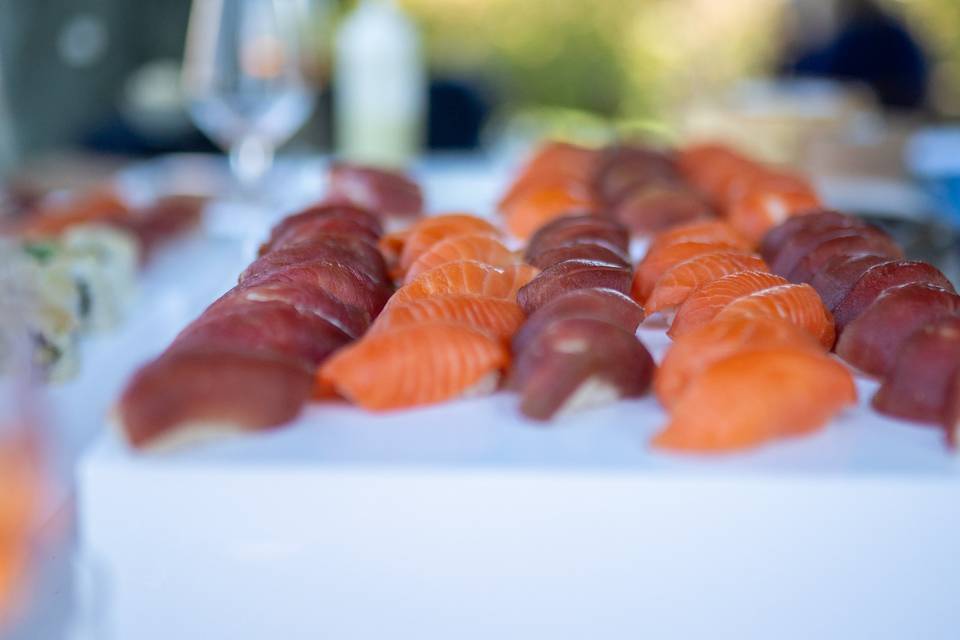 Vassoio sashimi
