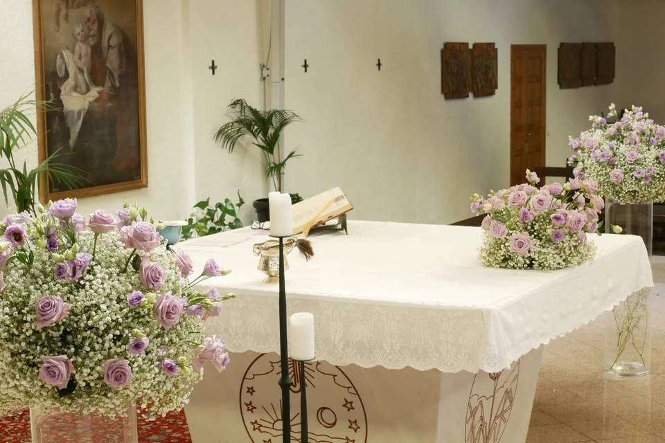 Altare Matrimonio Lilla