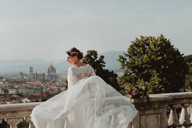 Bride in florence