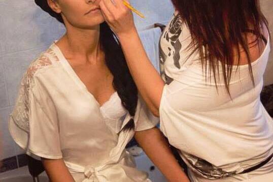 Durante il make Up