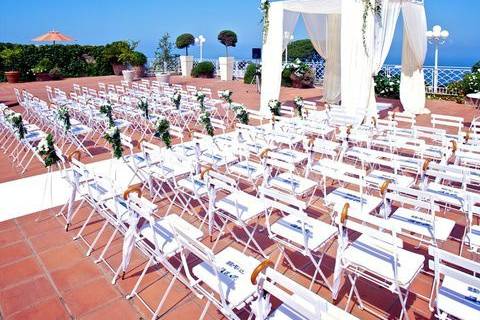 Capri Palace roof terrace