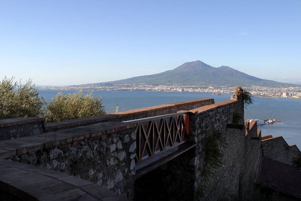 Panorama dal giardino