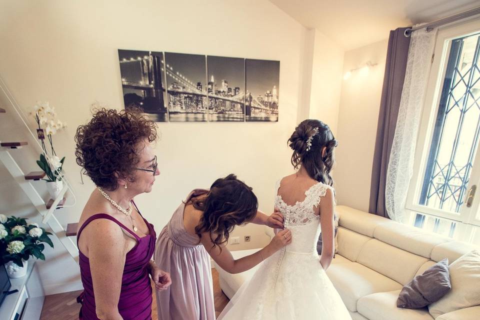 La sposa si prepara