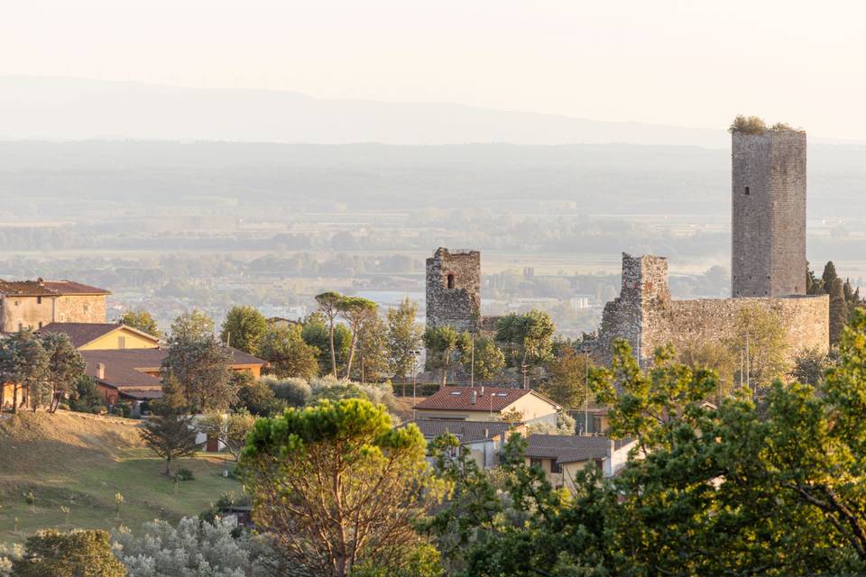 Panorama dalla villa