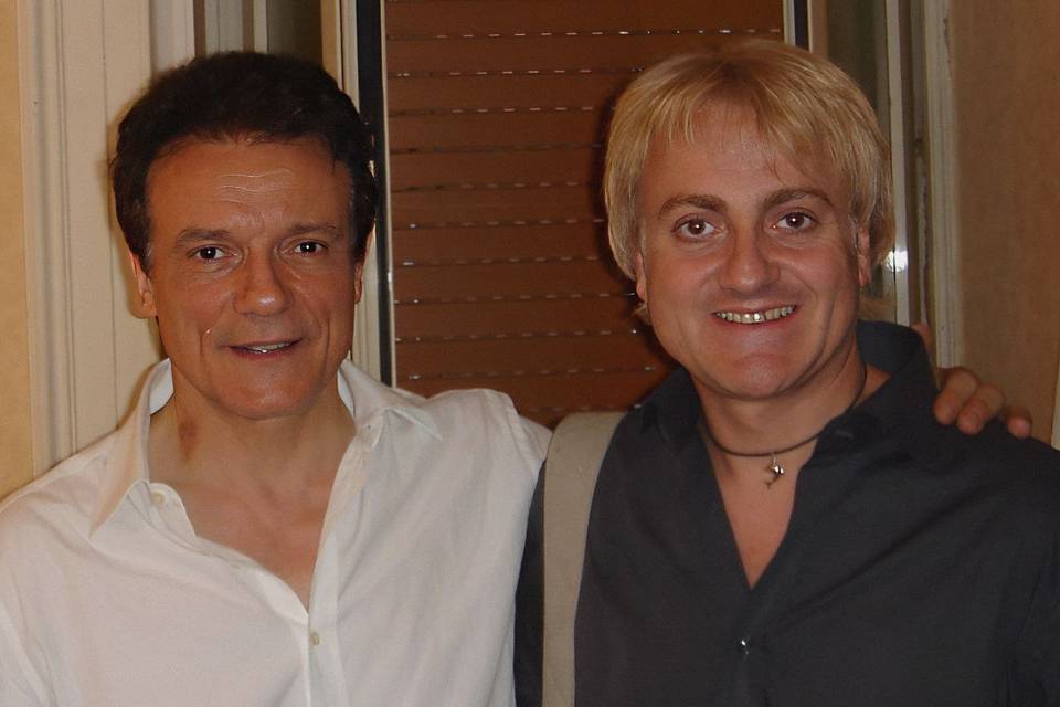 Con Massimo Ranieri