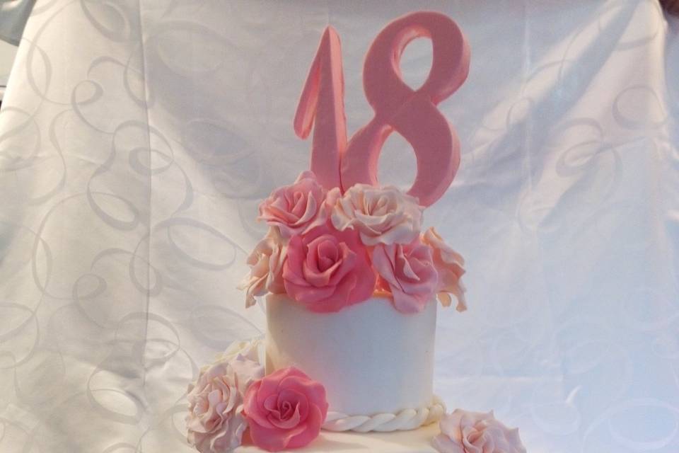 Torta 18 anni