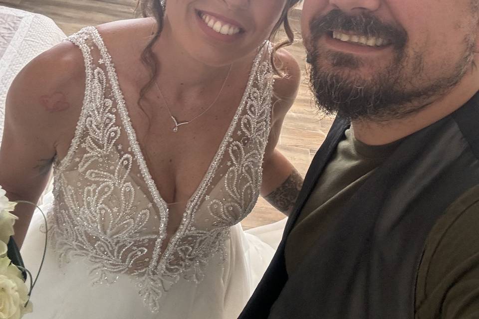 Selfie con sposa