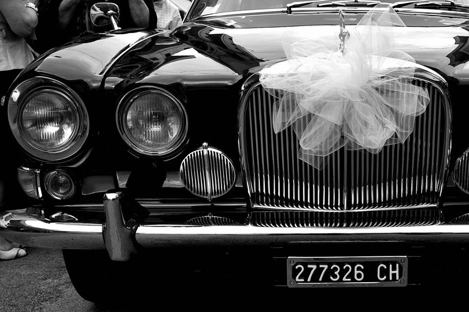 Car wedding vintage