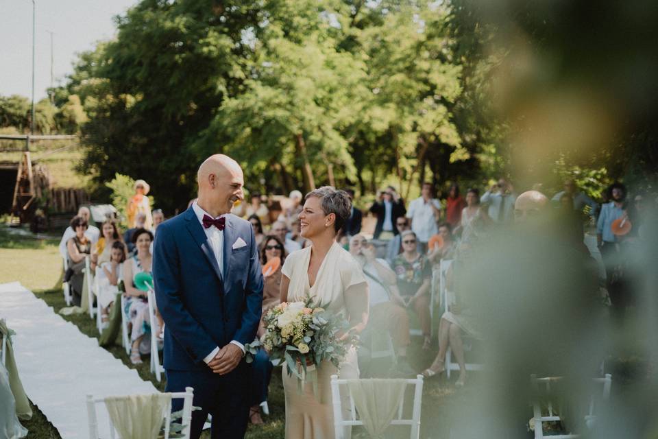 Matrimonio nel parco