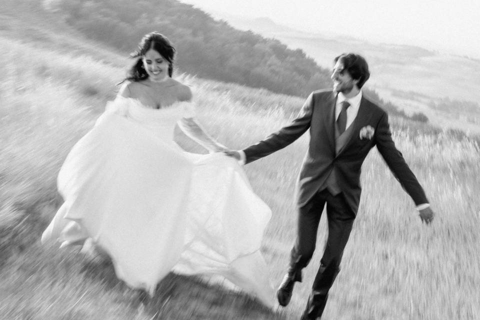 Matrimonio coppia mossa