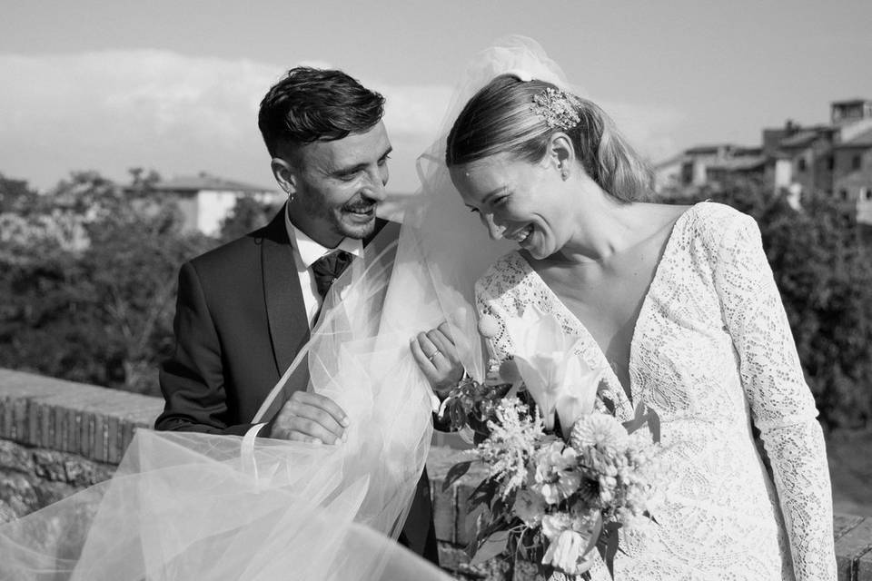 Matrimonio toscana coppia